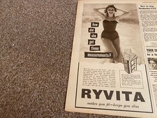 PCTBK3 PICTUREGOER ADVERT 11X7 MISS BLACKPOOL 1955/56 RYVITA