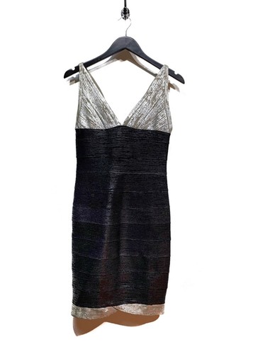 Hervé léger black silver - hervé,