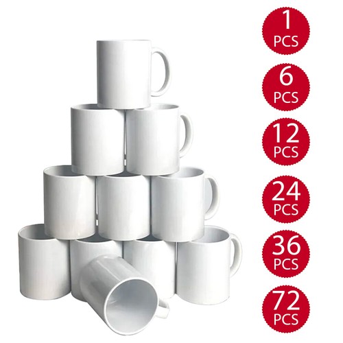 72x sublimation mugs 11oz - sublimation,