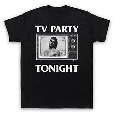 BLACK FLAG ROLLINS CALIFORNIA PUNK TV PARTY UNOFFICIAL MENS & WOMENS T-SHIRT