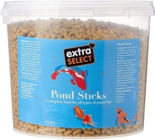 Extra Select Pond Sticks Complete Fish Food Tub - 5 Litre