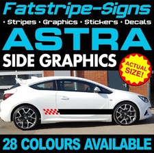 to fit VAUXHALL ASTRA GRAPHICS STICKERS STRIPES DECALS VXR OPEL SRI TURBO GSI