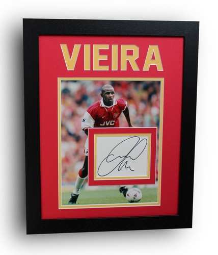 Framed patrick vieira - vieira, arsenal