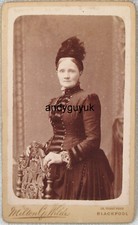 CDV LADY HAT FANCY DRESS WILDE