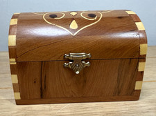 Thuya Wood Domed Marquetry Box