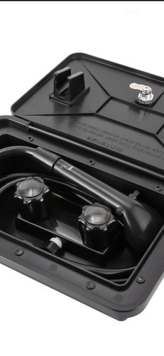 Outdoor shower box - rv, kit