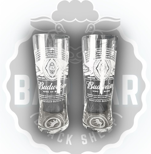 Bud half pint glasses - half,