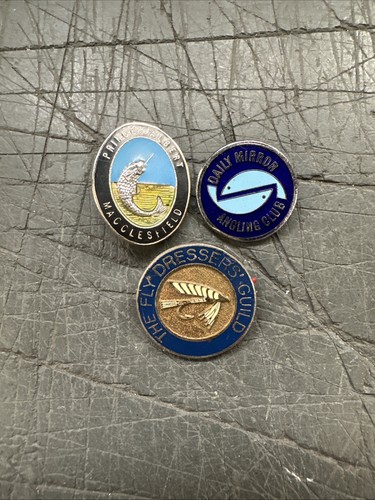 Vintage enamel fishing club - vintage,