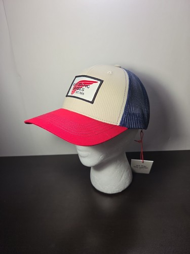 Red wing shoes trucker hat - wing,