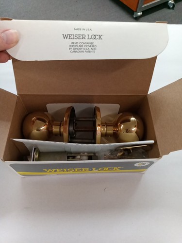Weiser polished brass - weiser,