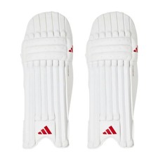 2025 adidas Cricket Incurza 5.0 White Batting Pads - Free P&P
