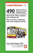 London Buses Timetable - New