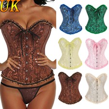 Women Lace Up Bustier Vintage