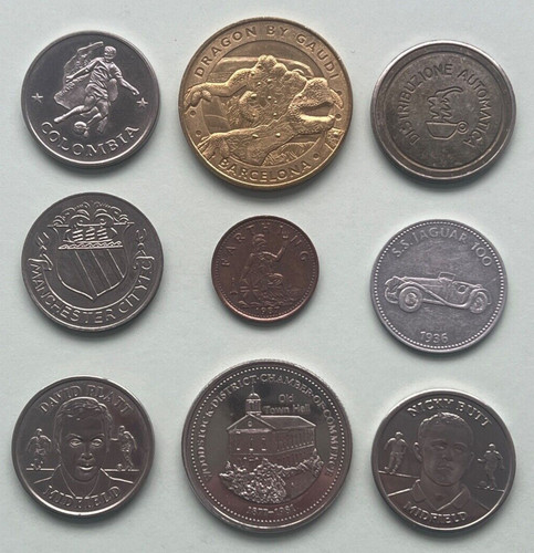 Tokens choice from football - tokens,