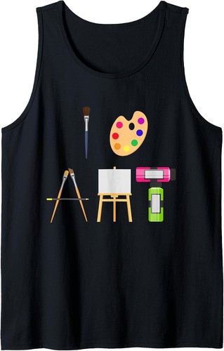 Artist palette tank top - tank,