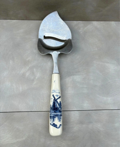 Vintage delft blue windmill - vintage,