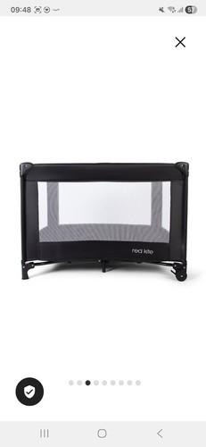 Red kite travel cot - red, with