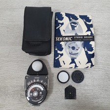 Sekonic Studio Deluxe L398 Exposure Light Meter with Case - B26