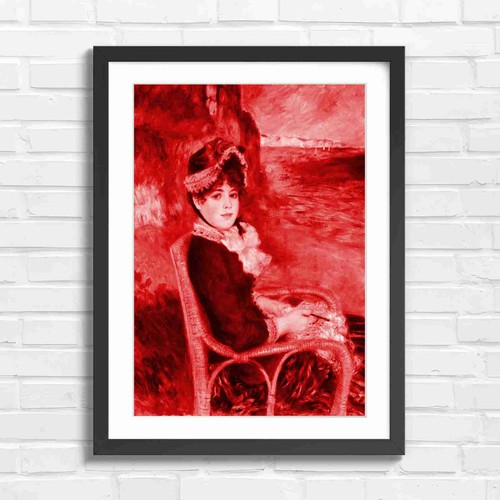 Impressionist girl yacht - impressionist, in