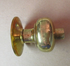 Yale USA 1930s Privacy Door (1) Knob Repair Part Bright Brass Polished Vintage