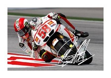 Marco Simoncelli 1 A4 signed