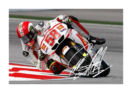 Marco simoncelli signed - 1, a4