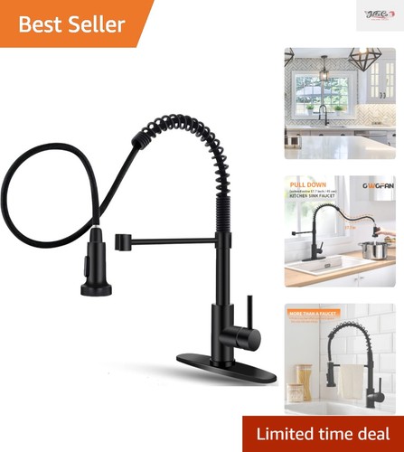 Elegant matte black kitchen - elegant,