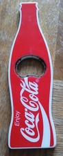 Vintage Coke Coca Cola Bottle Opener Plastic Fridge Magnet CHECK DESCRIPTION