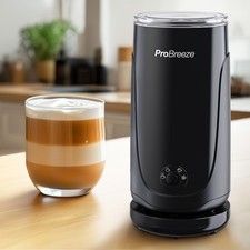 Pro Breeze Electric Milk Frother - 4 in 1 Function