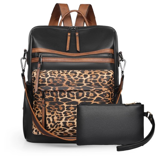 Womens leather backpack - leather, purse