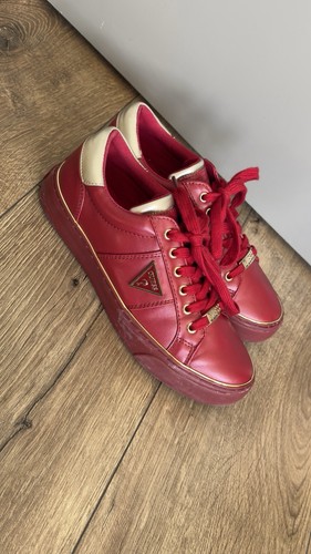 Guess women red gold logo - guess,