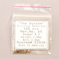 Brass Clock Bushings No. 65 The System Friction Bushings - 100 Count - XP38