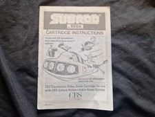 SUBROC CBS Colecovision Game MANUAL ONLY