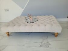 Coffee Table Footstool Chesterfield Design Handmade footrest Books Table PetSeat