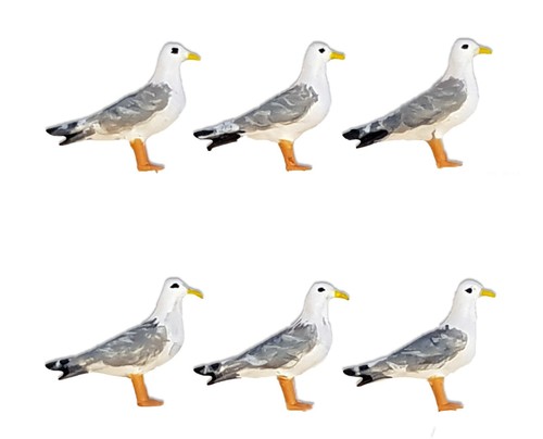 An04 seagull figures - an04,