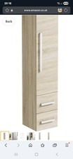 Orchard Walnut Wye Tallboy. Wall Hung Cabinet.