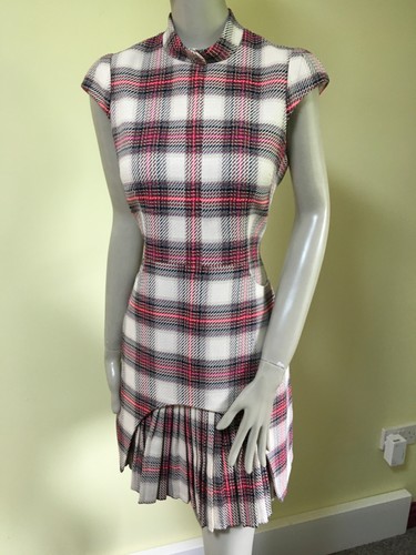 Karen millen tartan dress size - millen,