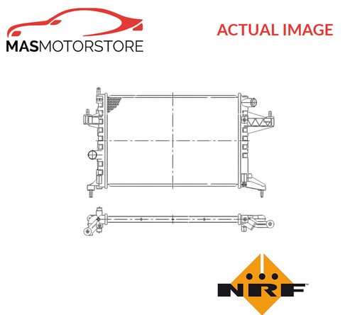 Engine cooling radiator nrf - engine,