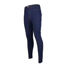 Ladies High Waisted Back Side Pocket Skinny Denim Stretch Jeans Jeggings Trouser
