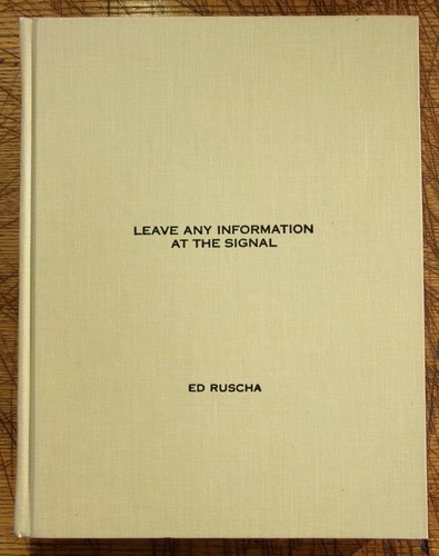 Ruscha leave any - ed,