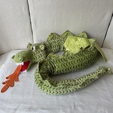 Ikea Serpent Dragon Minnen Drake 72" Long Green Snake Soft Toy Plush Vintage