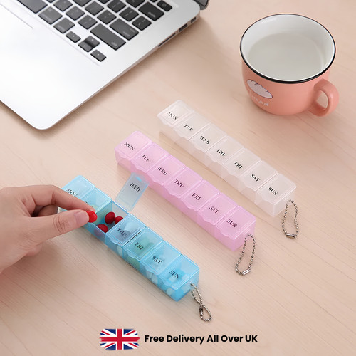 Day pill dispenser medicine - day,