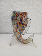 Murano 6 inch Glass Fish Vase