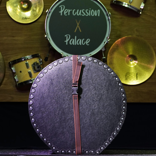 Blond hard drum - 16", case