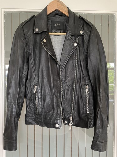 Set leather jacket - leather, xs