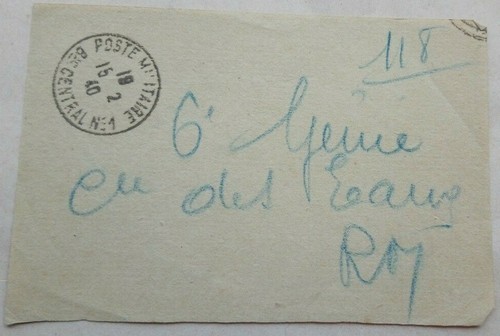France 1940 military - 1940, mail