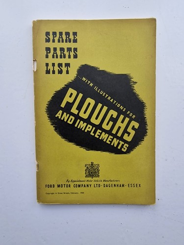 Ford plough implements - ford,