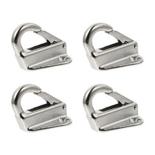 4Pcs portable yacht hooks convenient hooks firm boat hooks Stainless Steel