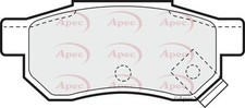 APEC Rear Brake Pad Set for