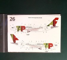 Two Six Airliner Decals 1/144 STS44112:  Airbus A310-300 TAP Portugal